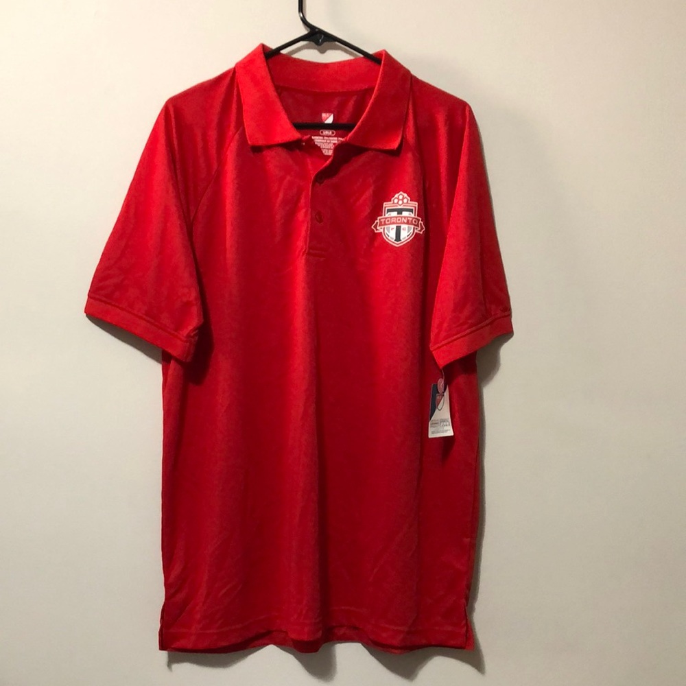 COPY - NWT, TORONTO FC MLS SOCCER SHIRT, SIZE M.